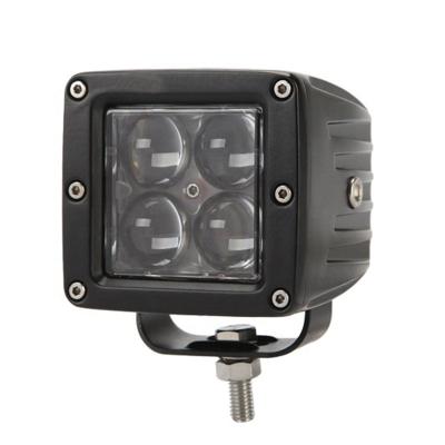 China 16W 4D Lens LED Work Light 3x3 Inch Cube Pods Square Spot Beam Offroad Drive For SUV ATV 4x4 4WD Truck Motorcycle Boat CTB-WL2016 for sale