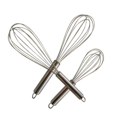 China Baking Stored Pastry Tool Stainless Steel Wire Beater Egg Beater Kitchen Mixing Stirring Baking for sale