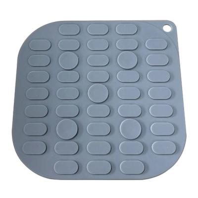 China Viable Hot Selling Pot Holder Silicone Insulation Protective Pot Mat Silicone Heat Resistant Magnetic Mat for sale