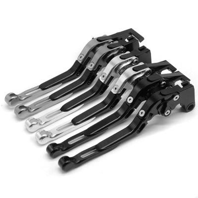 China Motorcycle Motorbike Accessories Motor Bike Brake Aluminum Adjustable Folding Extendable Clutch Levers For APRILIA RSV4 09-19 for sale