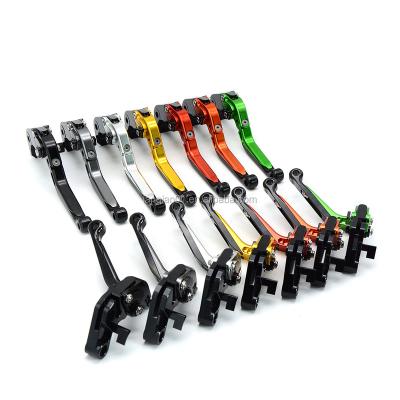 China Motorcross Motorcycle Accessories Aluminum Adjustable Folding Extendable Brake Clutch Levers For APRILIA RS125 96-05 for sale