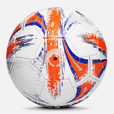 China Promotional Balones training futbol factory price machine pitted training white pvc soccer ball size 5 for sale