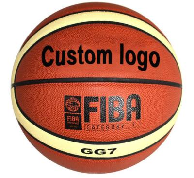 China Durable Custom Logo Basketball Ball Basketball gg7 Basketball Training And Match for sale