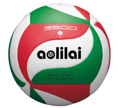 China Custom Pallavolo Logo Leather Volleyball Softer Touch Microfiber Pu Size5 Pelota De Voleibol Aolilai 4500 V5m Match Training PU Volleyball for sale