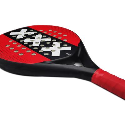 China High Quality Game Hot Sale Padel Tennis Racket Customized Logo Carbon Fibber Grip for sale