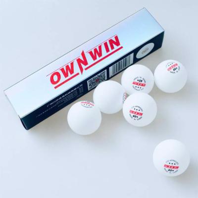 China Customized logo ABS plastic best table tennis balls ping pong ball seamless maker best tennis balls for sale