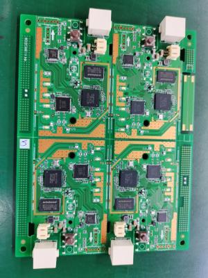 China FR-4 Medical PCB Assembly with Red Solder Mask and HASL Surface Finish for sale