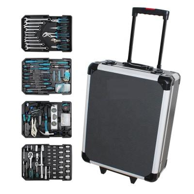 China 399pc Household Tool Kit With Gray ABS Trolley Case for sale