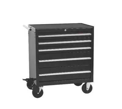 China Garage Shop Tools 5-Drawer Roll Away Heavy Duty Cabinet for sale