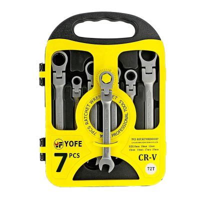 China 7pc Ratchet Wrench Strong Swing Socket Set for sale