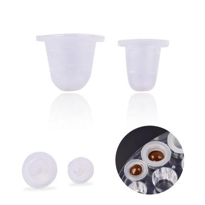 China Tattoo Ink Pigment Cups Cheap Price Disposable Silicone Tattoo Pigment Cups Pad Ink Cup for sale