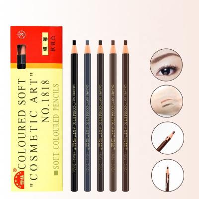 China Eyebrow Shaping Pencil China Private Label Long Lasting Waterproof Brown Microblading Brow Shaping Cosmetics Tattoo Eyebrow Pencil for sale