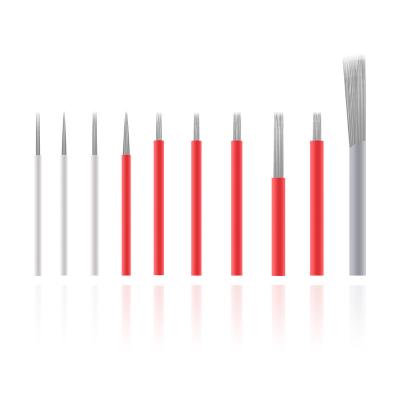 China Eyebrow microblading 3r 5r 7r 9r 17r 19r 21r disposable needles for semi permanent fog makeup pen eyebrow pen microblading needles manual for sale