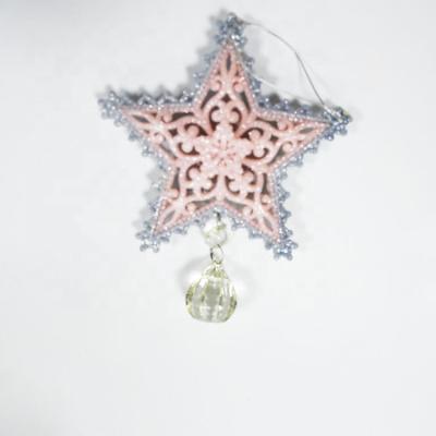 China Dongguan Party Wholesales 13cm Star Shape Hanging Ornaments For Festival Decorations for sale