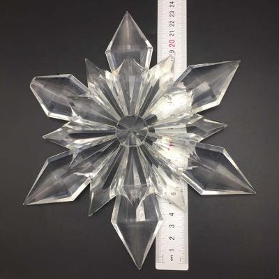 China Wholesale Eco-friendly Dongguan Christmas Clear Acrylic Plastic Snowflake for sale