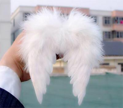 China 2021 Hot Sales Popular Decorative Christmas Ornament White Gift Christmas Angel Wings for sale