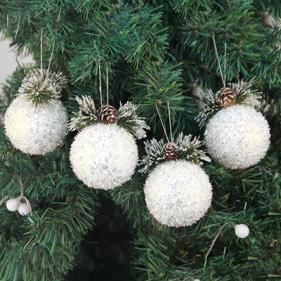 China Dongguan handmade 2019 fashion snowball Christmas tree decoration figures for sale