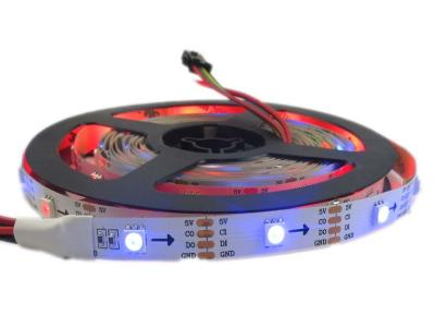 China APA102 Digital Addressable Rgb LED Flexible Strip Lights APA102C IC Built In for sale