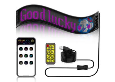 China Flexible LED Car Panel App Control 16*96 Advertising Rear Window Display for sale