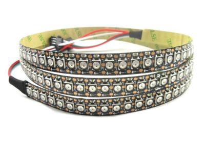 China Decorative Digital LED Strip Lights , Programmable RGB LED Strip Lighting 144led/M for sale