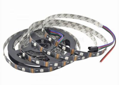 China APA102 High Density Addressable Led Strip DC 5V RGB LED Strip Adjusted Colors for sale