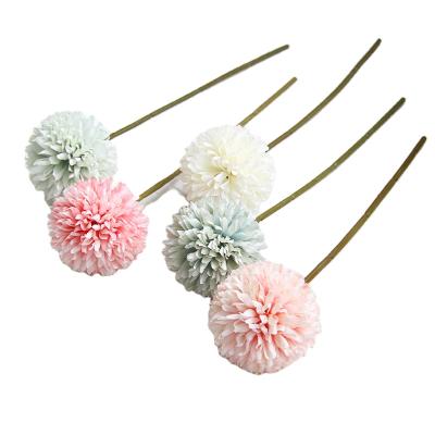 China Flower artificial dandelion simulation decoration flower plant plastic artificial flower for living room decoration party decoration for sale