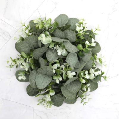 China Home Wreath Wedding Decoration Wreath Artificial Flower Christmas Wreath Plastic Garland for sale