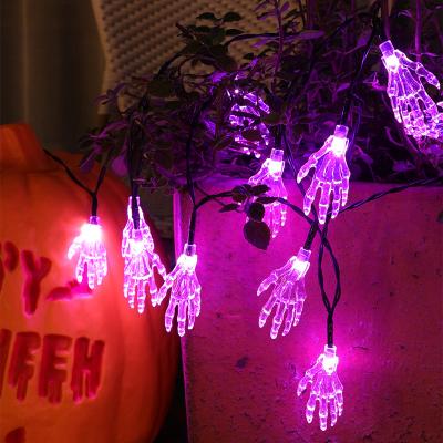 China Skeleton Transparent Light Halloween Ghost String Event Party Supplies Nice Halloween Decoration Pumpkin Prop Light Home Prop for sale