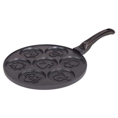 China Traditional Marble Granite Cast Iron Double Honeycomb Aluminum Air Pot Set Frying Pan for sale