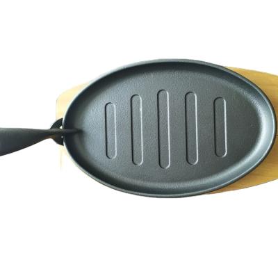 China Factory Wholesale Traditional Oval Ellipse Detachable Cast Iron Pot Cookware Sets Non Stick for sale