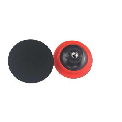 China Car Backing Polishing Pad For Polishing Soft Damping Wool With Hook And Loop Plate for sale