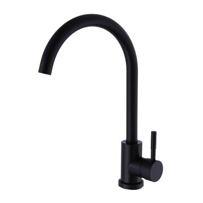 China Brass Thermostatic Faucets Kitchen Sink Water Faucet 360 Rotate Swivel Tap Single Hole Black Mixer Tap Sprayer Grifo Cabezal for sale