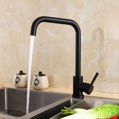 China Electric faucets torneira matte black brass rotating 360 degree kitchen faucet cozinha de grifo de lavamanos for sale