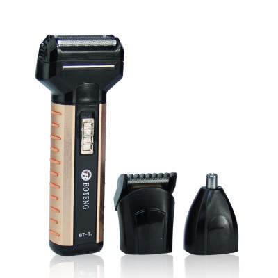 China Factory Sale Widely Used Various Single Blade Rechargeable Hair Trim Set Cordless Electric Shaver For Men for sale