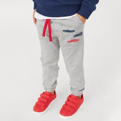 China Style Car Breathable Causal Pattern Prints Kids Boy's Knitted Pants for sale