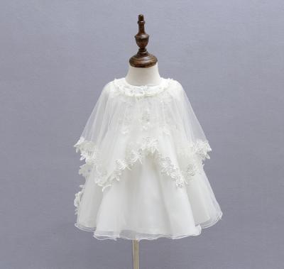 China Euro Style 3pcs Breathable Newborn Baby Girls Baptism Dress Dress for sale