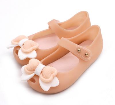 China PVC Cloud Cream Rainbow 3 Colors Girl Summer Jelly Sandals for sale