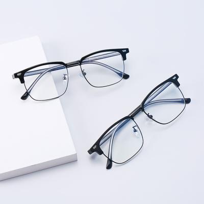 China HBK Retro Anti Blue Light Glasses Men Glasses For Protective Acetate Optical Frames Blue Light Blue Blocking Glasses for sale