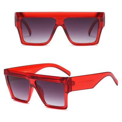 China New high quality large square women's oversized sunglasses HBK fashion 2019 fashion brand designer sunglasses K32982 for sale