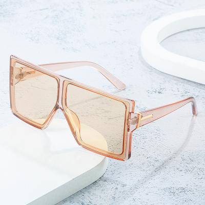 China HBK Sunglasses 2021 Fashion New Colors Promoted Oversized Version Trend Design Men Women Sunglasses Fit Flat Surface UV400 Sun Shades for sale