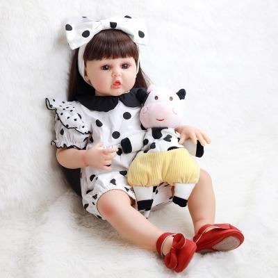 China High Simulation Non Toxic Material Vinyl Silicone Simulation Reborn Baby Dolls for Adoption for Kids Nurturing Play for sale