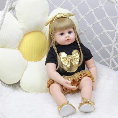 China High Simulation New Arrival Christmas Gift Real Baby Doll Realistic Silicone Vinyl Newborn Dolls for Children for sale