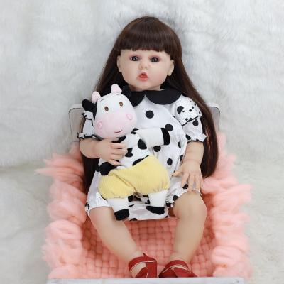 China High Simulation Exquisite Handmade Custom Baby Dolls Vinyl Silicone Reborn Doll for Kids' Personality Development for sale