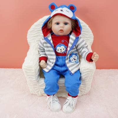 China High Simulation First Baby Doll Thoughtful Present Wholesale Realistic Soft Reborn Baby Dolls Feeding Set Included for sale