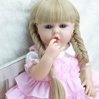 China Washable Non Toxic Lovely Real Doll baby for Girls Toys Birthday Gift with Feeding Kit Gift Box for Kids Age 3 4 5 6 Year Old for sale