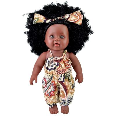 China Changeable Clothing Great Birthday Present Elaborately Handcrafted Black Doll Toys with Afro Hair for Girls and Collectors for sale