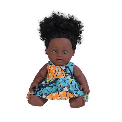 China Changeable Clothing Phthalate Free Premium Materials Vinyl Black American Dolls Includes Changeable Clothes for Kids Girls for sale