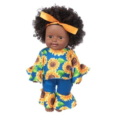 China Changeable Clothing Pretend Play Doll Toys Real Touch Black Reborn Baby Dolls Silicone Full Body with Feeding Kit for sale