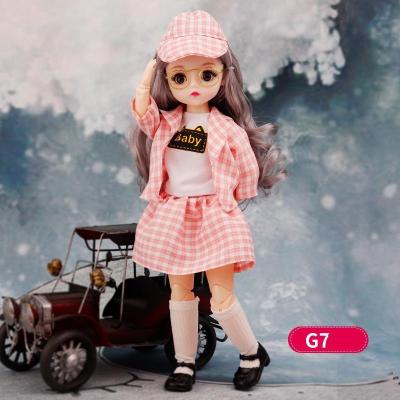 China Cartoon Toy Well Made Durable Cheap Big Blue Charming Eyes bjd Cute Doll for Children Over 3 Years Old for sale