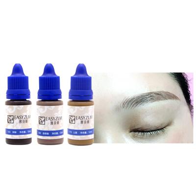 China Eyebrow Eyeliner Lip Microblading Color Pigment For Eyebrow Microblading Pen for sale